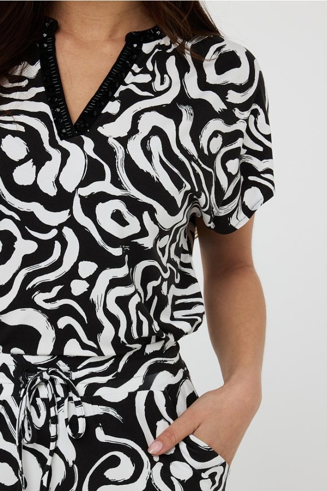 TOP BEADS PLAYFUL PRINT HS25.30225 999 Print